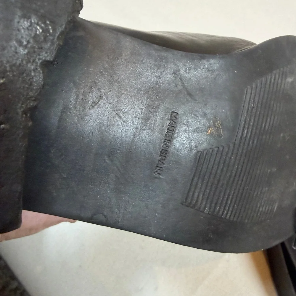 Vintage Stuart Weitzman Black‎ Leather 